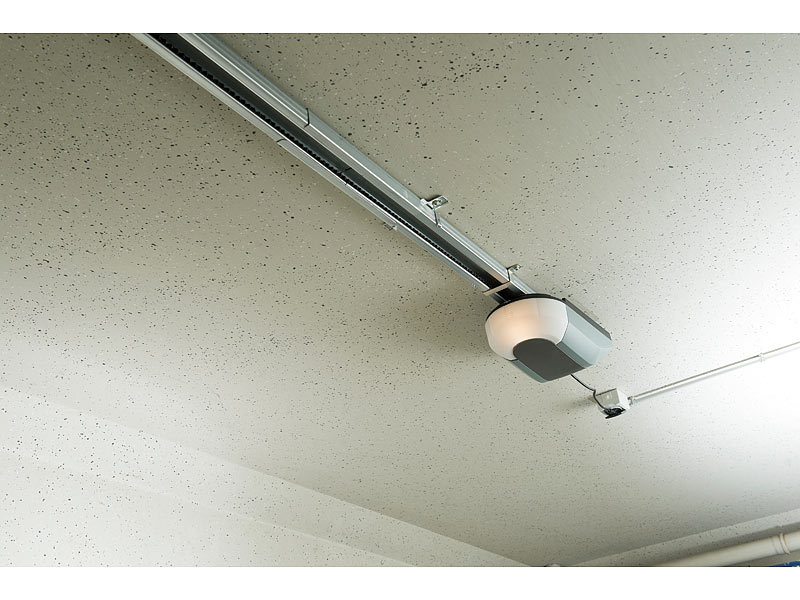 Lescars WLAN-Garagentorantrieb für 15-m²-Tore, 1.000 N, App