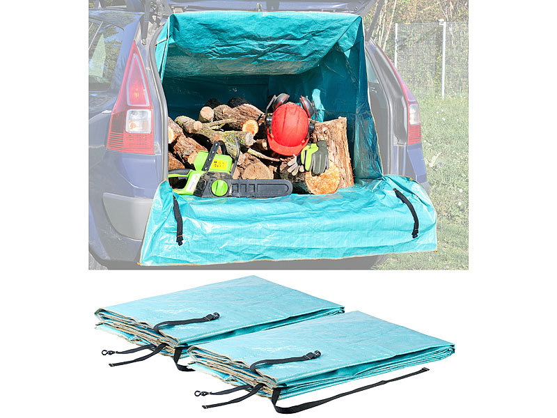 rechteckig bis 120 Liter /& 25 kg Royal Gardineer Gartenabfallsack: 3er-Set Gartensäcke für Laub /& Co Laubsack