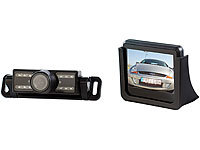 Lescars Kfz-Rückfahr-Videosystem mit Kamera & 2,5" TFT