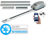 Lescars WLAN-Garagentorantrieb für 15-m²-Tore, 1.000 N,Versandrückläufer; Garagentorantriebe mit Handsender