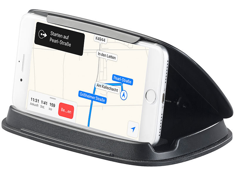 Lescars Universal-Mobilgeräte-Halterung fürs Armaturenbrett, bis