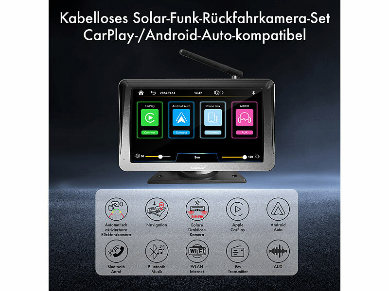 ; Solar-Rückfahrkameras mit Monitor Solar-Rückfahrkameras mit Monitor Solar-Rückfahrkameras mit Monitor