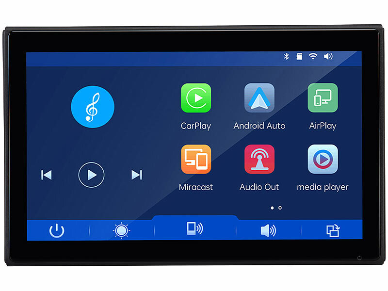 ; IPS-HD-Touchscreen für Apple CarPlay und Android Auto IPS-HD-Touchscreen für Apple CarPlay und Android Auto 