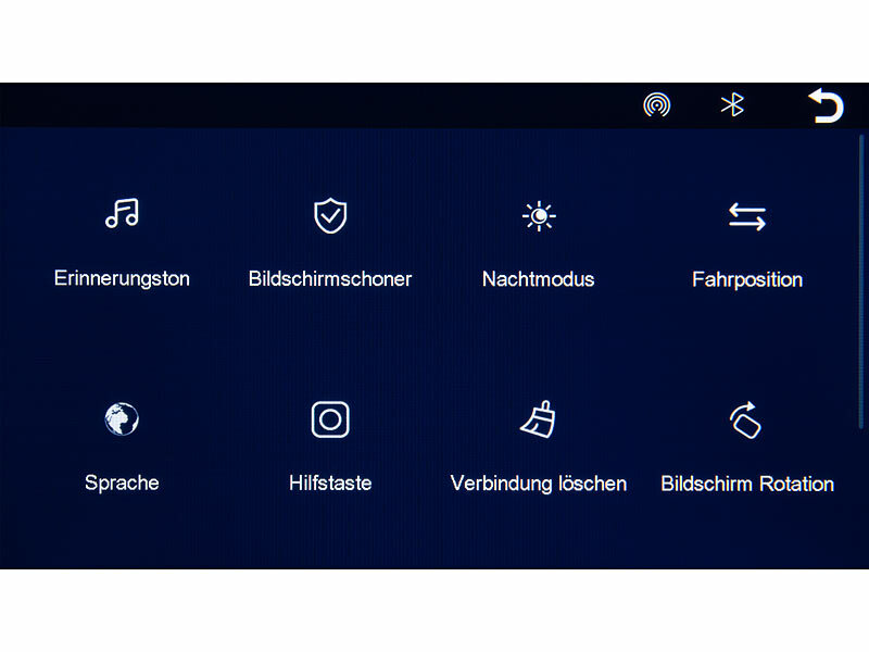 ; IPS-HD-Touchscreen für Apple CarPlay und Android Auto IPS-HD-Touchscreen für Apple CarPlay und Android Auto 