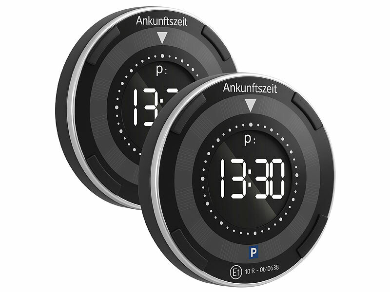 ; Digitale Parkscheiben mit ECE-Zulassung Digitale Parkscheiben mit ECE-Zulassung