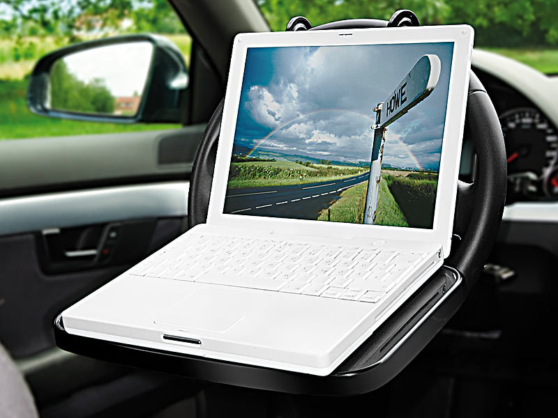 Auto KFZ Klapptisch Rücksitz Organizer Laptop Pad Getränkehalter Tisch  Tablett