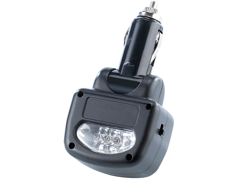 Lescars Kfz-Batterie-Tester mit LED-Lampe