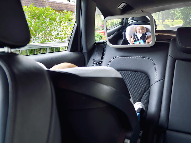 Moni Autokindersitz Baby Autospiegel Lupah, verstellbarer Rücksitzspiegel fürs  Auto Babyspiegel