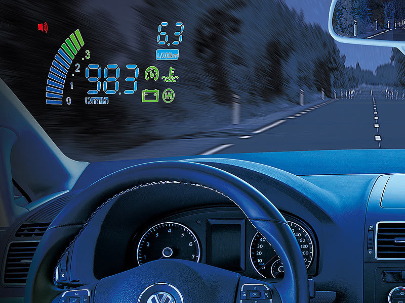 Lescars Headup Displays: Head-up-Display V3 für Smartphones und