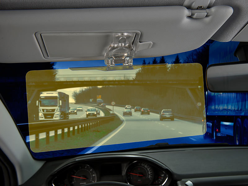 Universal Auto KFZ Sonnenblende Blendschutz Nachtsicht Clear Vision HD Car  Visor