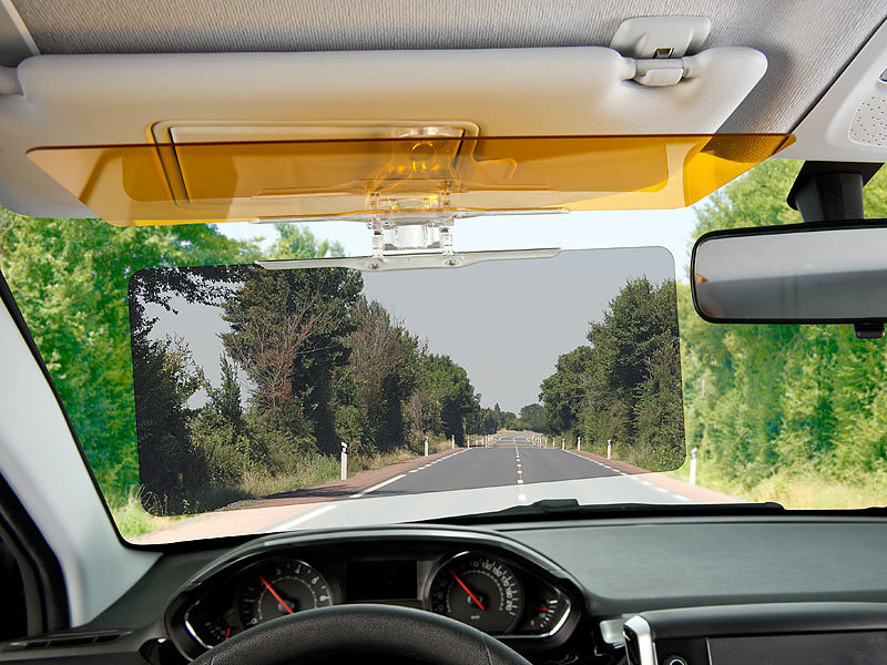 Universal Auto KFZ Sonnenblende Blendschutz Nachtsicht Clear Vision HD Car  Visor