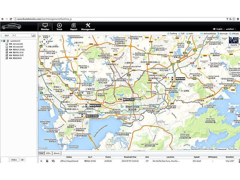 ; GPS Überwachung für PKW, LKW, Transporter 