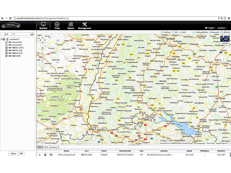 ; GPS Überwachung für PKW, LKW, Transporter 