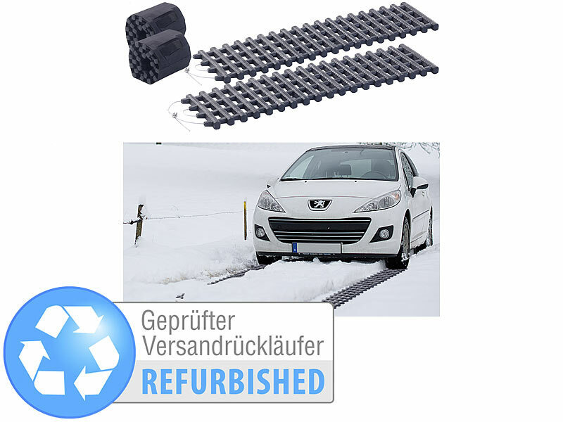 Jolitac 2 Stück Traktionshilfe Anfahrhilfe Anfahrtshilfe Set Sandmatte  Tracking Mat bei Schnee, EIS oder Matsch 80 x 22 cm : : Auto &  Motorrad