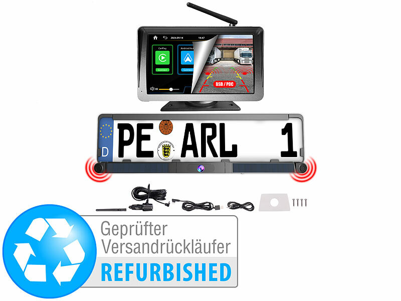 ; Solar-Rückfahrkameras mit Monitor Solar-Rückfahrkameras mit Monitor 