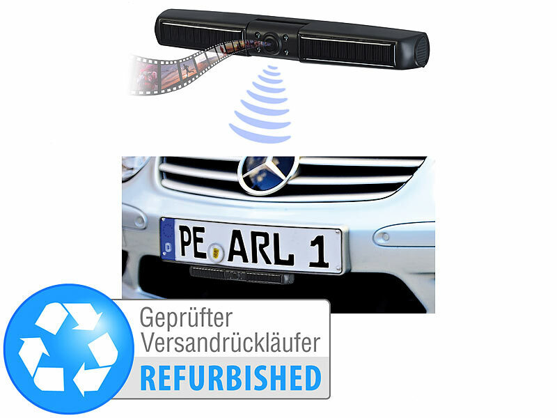 ; Funk-Rückfahr-Kameras in Nummernschild-Halterung Funk-Rückfahr-Kameras in Nummernschild-Halterung Funk-Rückfahr-Kameras in Nummernschild-Halterung 