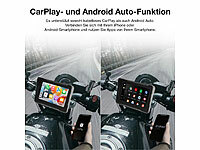 ; Motorrad-Display, CarPlay und Android Auto, wasserdicht Motorrad-Display, CarPlay und Android Auto, wasserdicht Motorrad-Display, CarPlay und Android Auto, wasserdicht 
