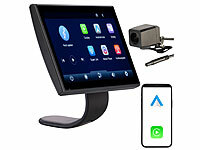 Lescars Carplay Monitor, Carplay Displays, 1080p-Rückfahrkamera