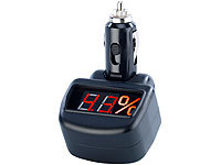 Lescars Kfz-Batterie-Tester mit LED-Lampe