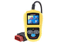 Lescars Universelles OBD2-Diagnosegerät, 5,1-cm-Farb-Display, bis zu 300 Codes