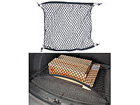 Lescars Universal-Kofferraum-Gepäcknetz, 70 x 70 cm, dehnbar auf 105 x 105 cm