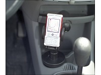 Lescars Handy/Navi/PDA-Halterung für den Kfz-Dosenhalter
