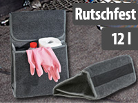 Lescars Anti-Rutsch-Kofferraumtasche mit Klettbefestigung Compact