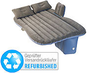 Lescars Aufblasbares Bett für den Auto-Rücksitz, mit Kissen Versandrückläufer; Auto-Lufterfrischer für Lüftungsgitter 