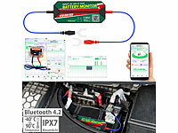 Lescars Kfz-Batterie-Wächter, Standort-Suche, Bluetooth, App, 6/12/24 V, IPX7; KFZ-Batterie-Ladegeräte KFZ-Batterie-Ladegeräte KFZ-Batterie-Ladegeräte 