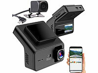 Lescars Autokameras Dashcam, Dashcam-Kit, Dashcam mit Displays