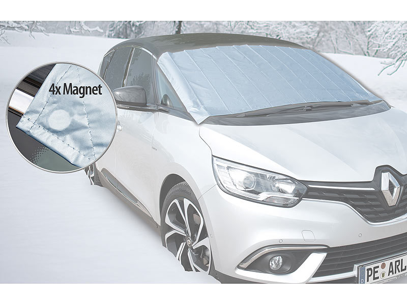 Gimisgu Frontscheibenabdeckung Scheibenabdeckung Auto Magnetische  Windschutzscheiben Frostschutz, (1-St)