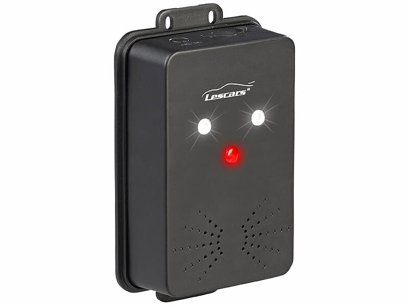 Lescars 2er-Set mobile 3in1-Hochfrequenz-Marder-Abwehrgeräte, 12-24 kHz, 80  dB