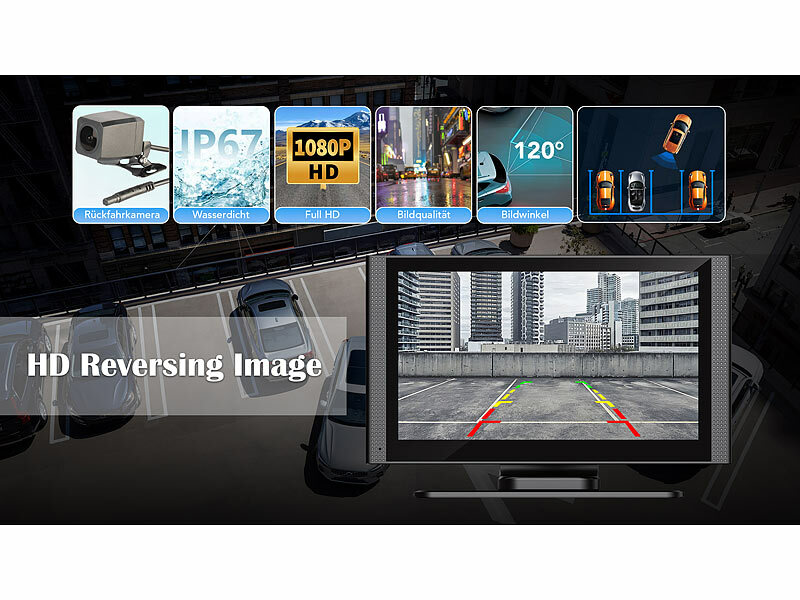 ; Solar-Rückfahrkameras mit Monitor Solar-Rückfahrkameras mit Monitor 